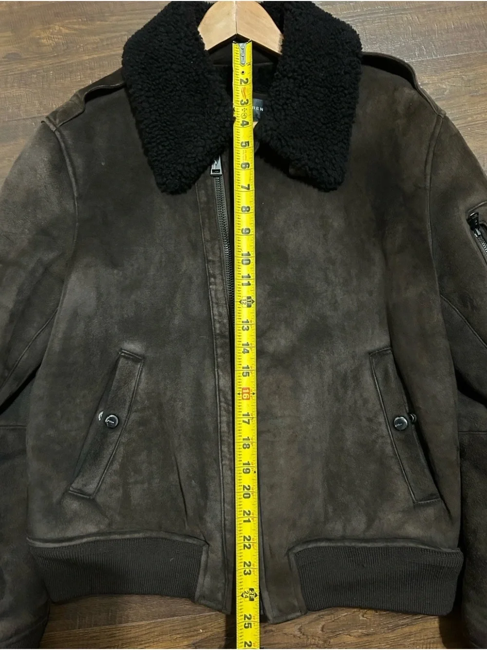 Ralph Lauren Suede shearing Leather Jacket size M